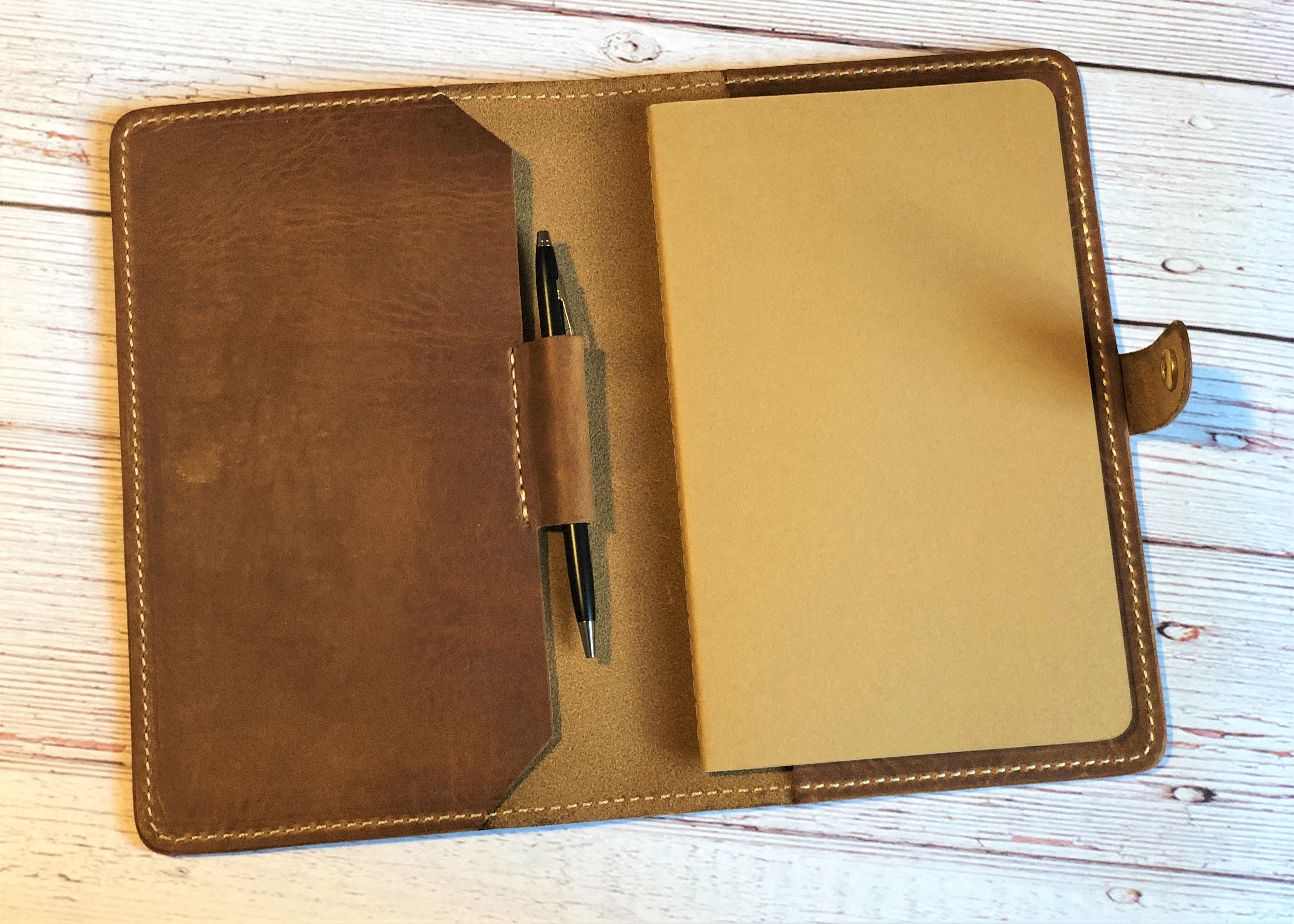 Mitchell Medium Notebook, English Tan