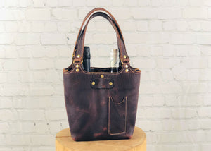 Davis Wine Tote, Dark Cherry